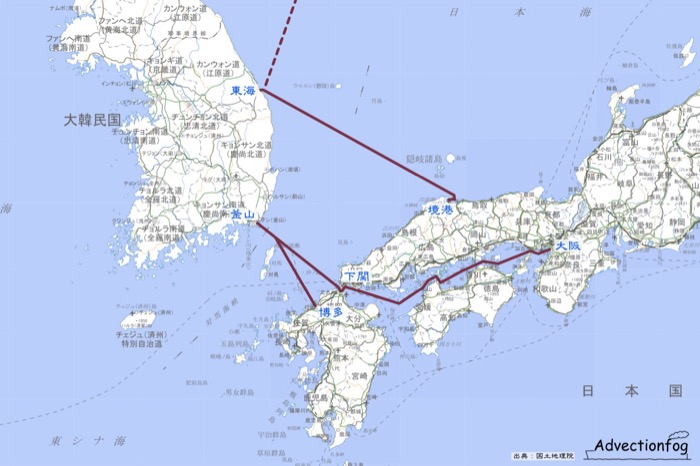航路図