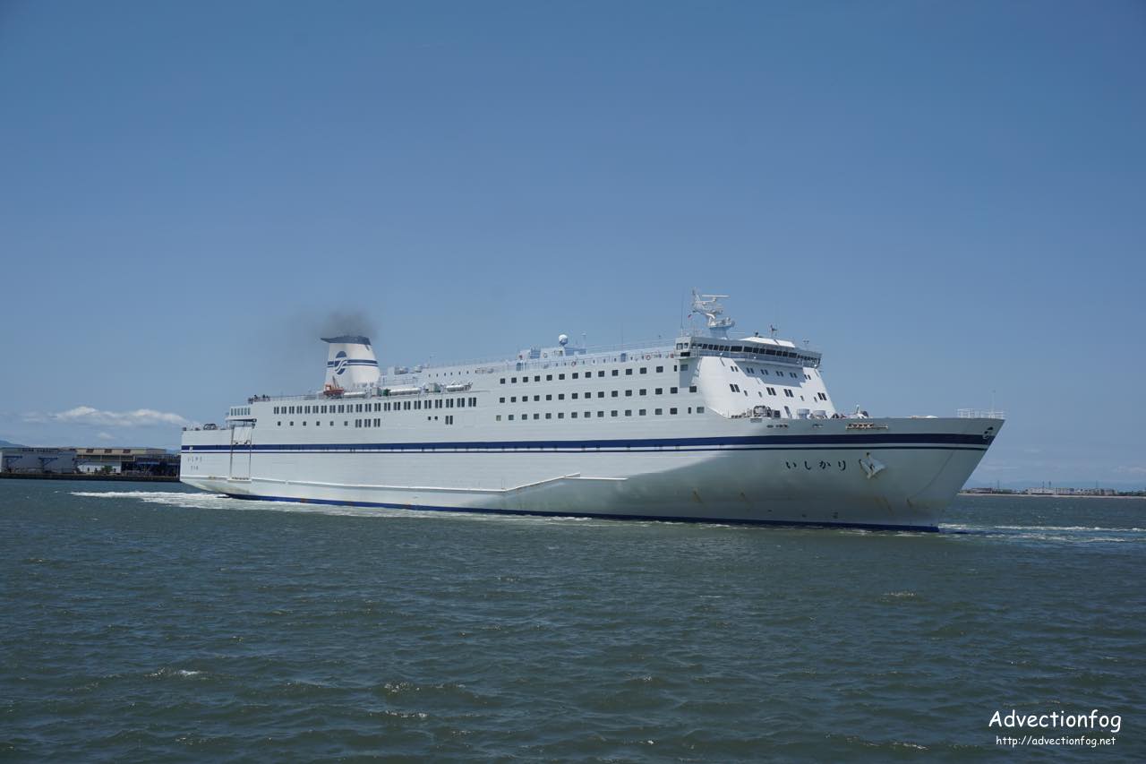 太平洋フェリー 名古屋〜仙台〜苫小牧「いしかり」[Advectionfog]