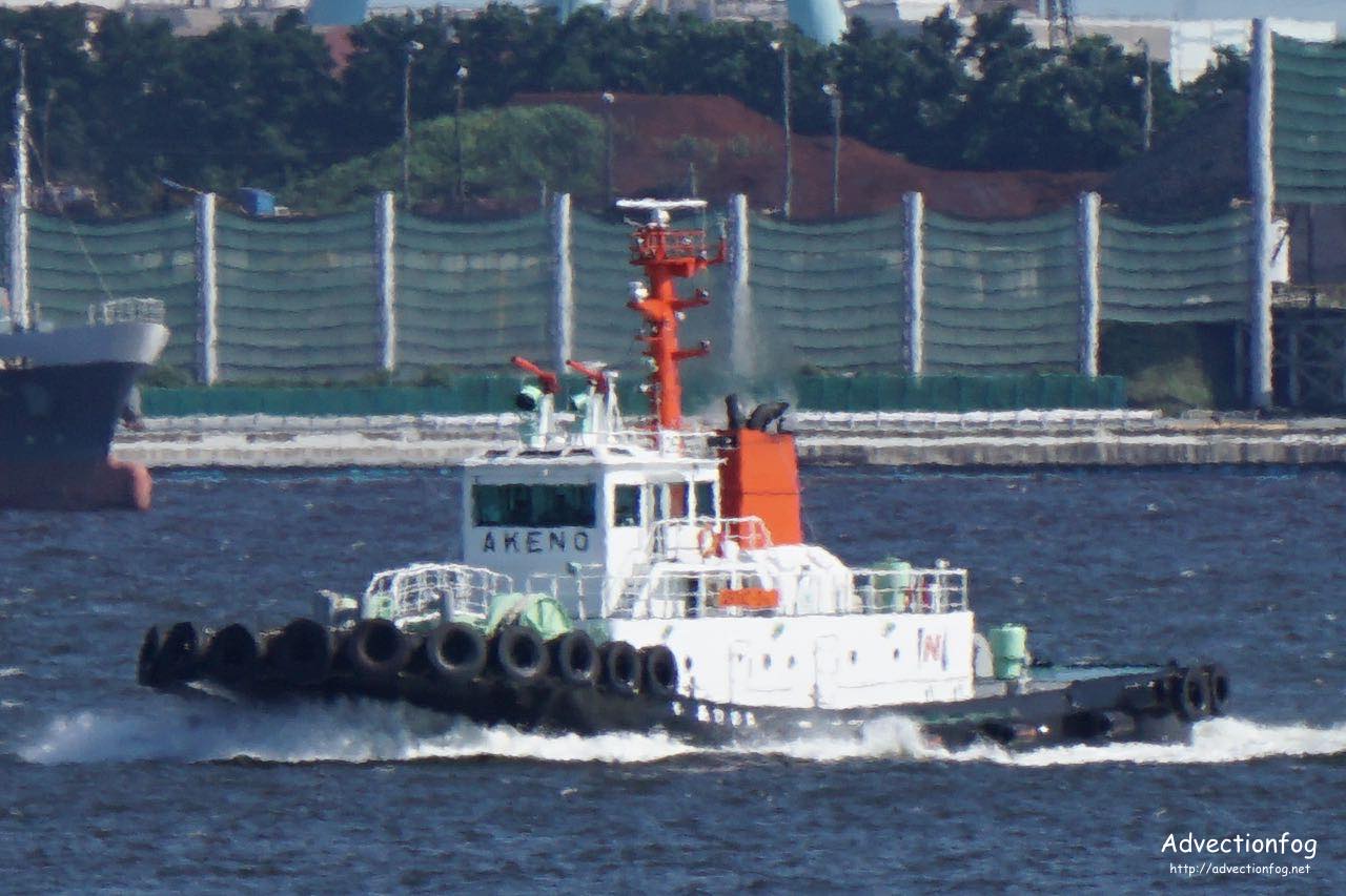 日本栄船 タグボート Advectionfog